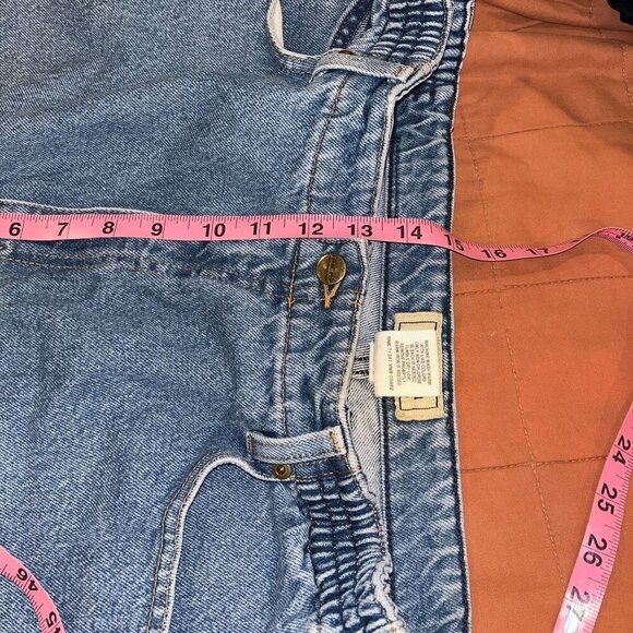 L.L. Bean Womens Original Fit Jeans Size 16 Elastic Waist 100% Cotton - Picture 8 of 9